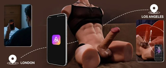 15KG Henry Maenner Torso Sexpuppe mit App Steuerung abnehmbarem Vibrations Thrusting Dildo 12 700x287 1