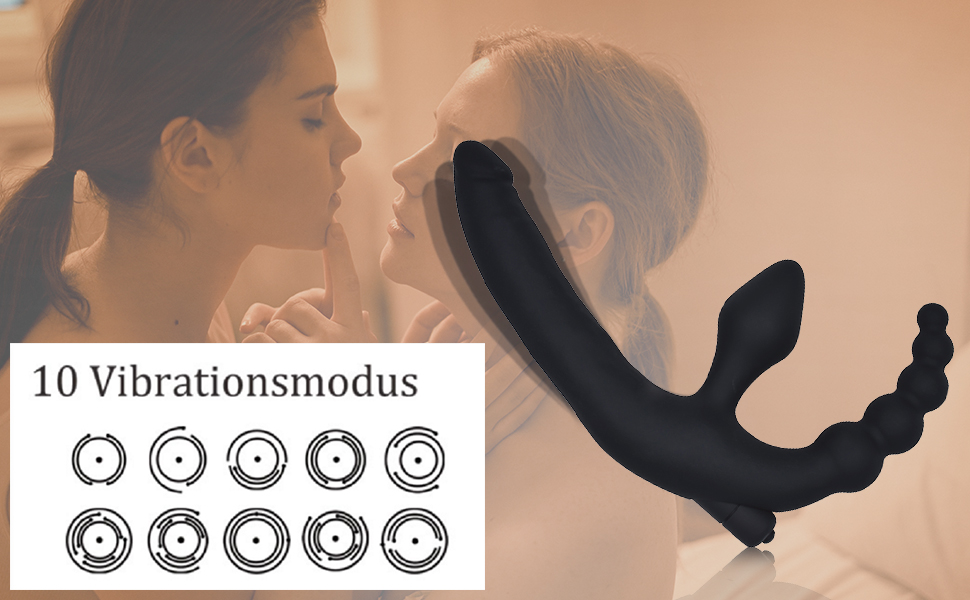 Strap-On Dildo Umschnalldildo mit Bullet Vibrator Analdildo 7 066k5kmu 11113