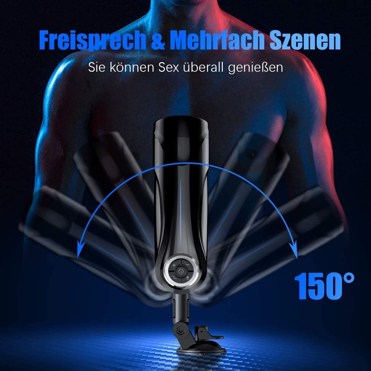 Automatischer Masturbator Cup, Elektrischer Masturbieren Mann Teleskopischer mit 5 Frequenzen Sexspielzeug für Männer, 3D Realistische Simulation 9 165l0t0w 14470