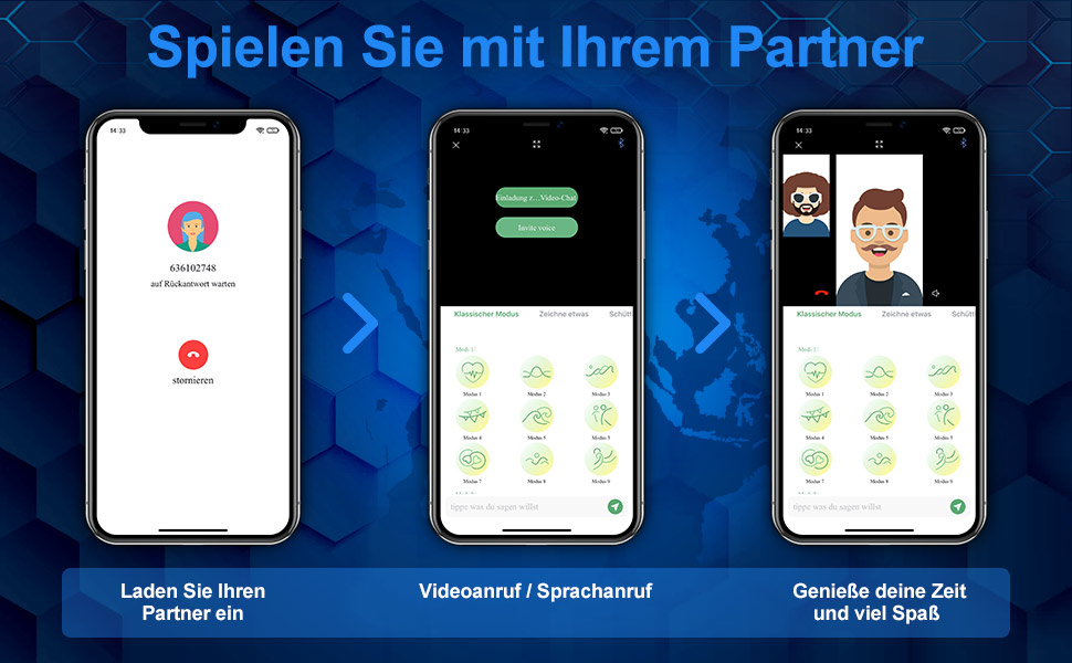 Analvibratoren mit APP Fernbedienung, Buttplug Prostata Stimulator Analspielzeuge mit 9 Vibrationsmodi 360° Rotierender Analkugeln Analplugs 12 2sg5wnwz 4676