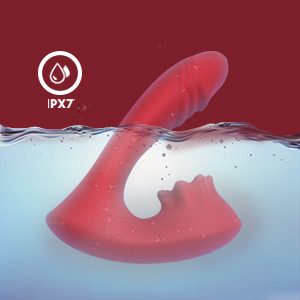 2 in 1 Realistisch Vibratoren mit Stoß-Zunge Lecken, Dildo Vibrator für Sie Klitoris und G-Punkt 10 6dwutbzp 6732
