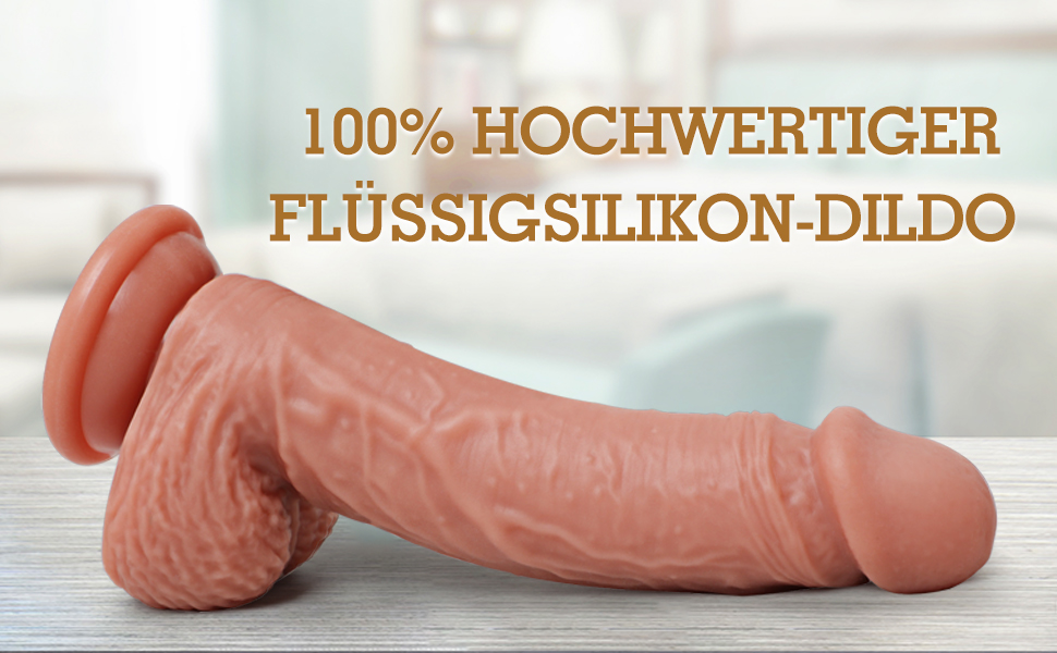 Dildo aus 100 Flüssiges Silikon Realistische Dildos Penis Groß xxl