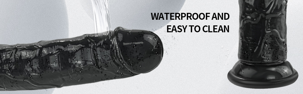 Realistischer Dildo,17.5cm Schwarz Dildo mit Saugnapf,Flexibel Analdildo 12 6zbidlsz 1905