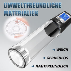 Elektrische Penispumpe Penis Erektion Penisvergrößerung mit Elektromotor und Super-Saugkraft Vakuumpumpe 9