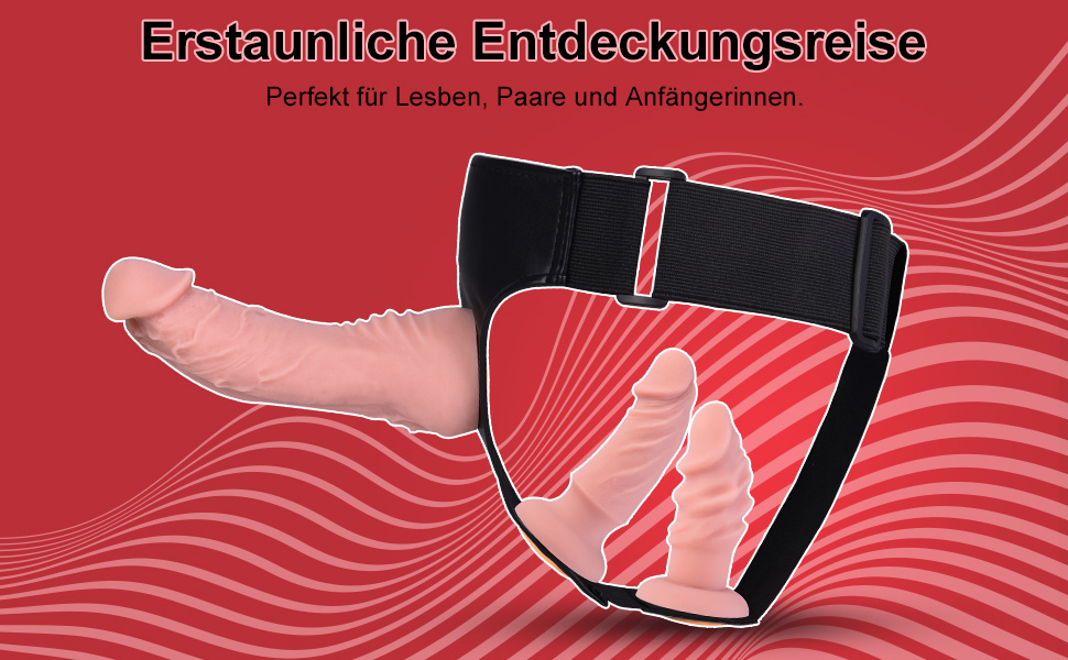 Strap On Umschnalldidos für Manner, Frauen und Paare Lesben SM Masturbator Doppeldildo Sextoy Adjustable Harness 11 8hl6zjya 11157
