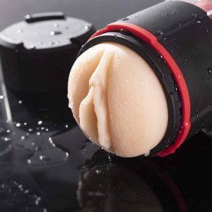 Vibrieren Männer Masturbator Automatik Cup mit 7 Zunge Lecken Stimulations- und 7 Vibrationsmodi Realistisch Vagina Stimulator für den Mann Masturbation 6 8qs54f4h 15154