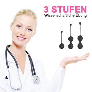 Liebeskugeln Beckenbodentraining 3er Set ,Loveballs mit Innen Rotierenden Kugeln,Beckenboden Training 9