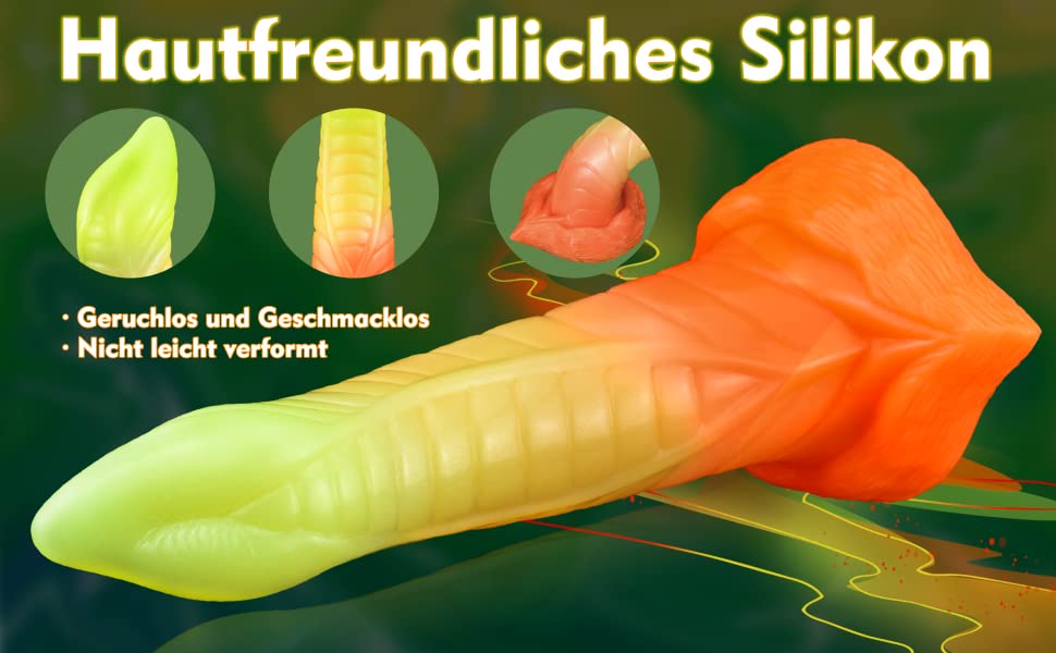 Realistischer Dildo Analplug mit starkem Saugnapf, Jinn Monster silikon Analdildo Butt Plug G-Punkt Stimulation 10