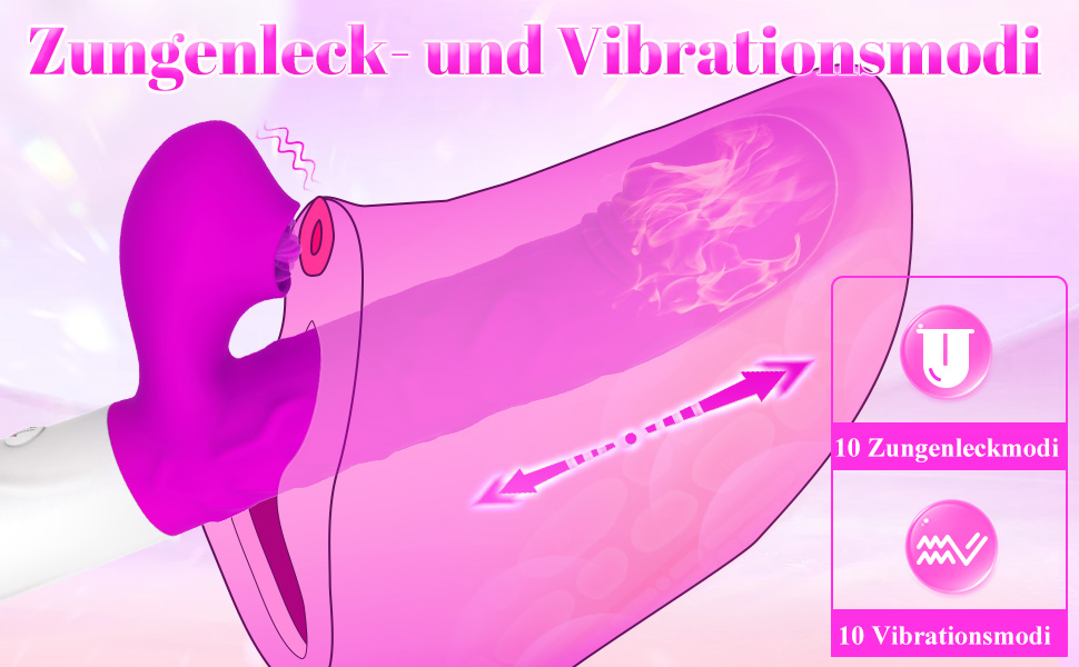 G-Punkt Vibrator mit Stoßfunktion, Silikon Vibratoren für sie Klitoris Zungenlecken Heizung Stimulator Realistische Dildo mit 10 Vibrationsmodi 8 eefdoll6 660