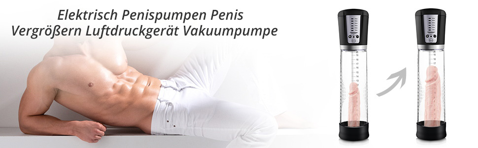 Elektrisch Penispumpen Penis Vergrößern Luftdruckgerät Vakuumpumpe 8