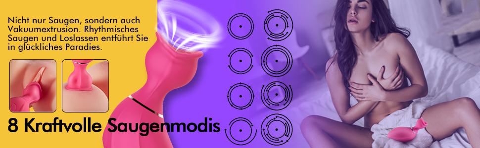 Klitoris Vibrator Sauger Nippel Stimulator 8 Modi 10