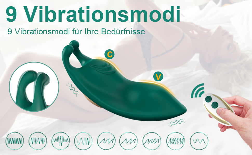 Butterfly Vibratoren mit Fernbedienung, Slipvibrator mit Magnetclip 8 gylsmq0q 12229