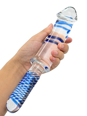 Glasdildo mit Griff Kristall Penis Anal Dildo Butt Plug 7 io3asg3l 1782