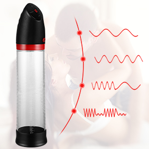 Penispumpe -Männer Sexspielzeug Vakuumpumpe männliches Trainingsgerät für Vergrößerung der Peniserektion mit zusätzliche Aufsätzen und Penisring auch für Anfänger, 4 Saugstufen 12 ip9s4h4y 13189