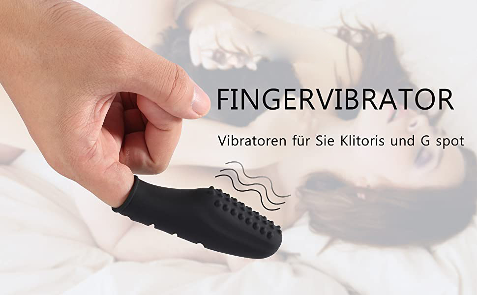 Silikon Erotik Fingervibrator Partnervibrator Vibratoren für Sie Klitoris und G-punkt mit Herausnehmbarem Bullet Vibrator Sexspielzeug für Paare Frauen Männer Schwarz 7 jmvujiv6 8065