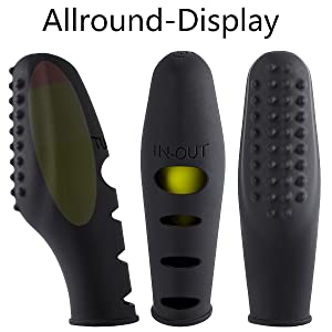 Silikon Erotik Fingervibrator Partnervibrator Vibratoren für Sie Klitoris und G-punkt mit Herausnehmbarem Bullet Vibrator Sexspielzeug für Paare Frauen Männer Schwarz 8 jmvujiv6 8066