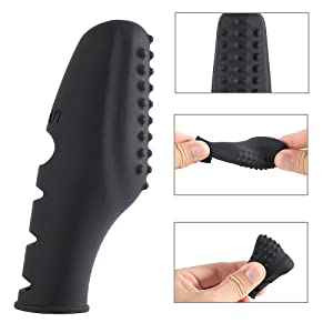 Silikon Erotik Fingervibrator Partnervibrator Vibratoren für Sie Klitoris und G-punkt mit Herausnehmbarem Bullet Vibrator Sexspielzeug für Paare Frauen Männer Schwarz 10 jmvujiv6 8068