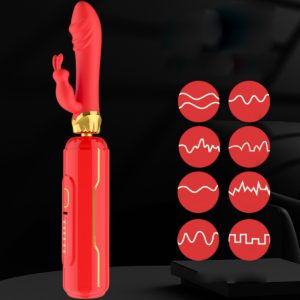 Impact Stick Teleskoppistole Maschine Masturbator Vibrator Massagestab 26