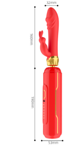 Impact Stick Teleskoppistole Maschine Masturbator Vibrator Massagestab 31