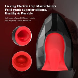 Sex Spielzeug für Die Männer, Taschenmuschi Blowjob Masturbieren Elektrischer Masturbator Cup mit 8 Vibrationsmodi und 2 Heizung, Mastubrator Mann Handfrei Sex Toys, Grau 10 lj7f5e8i 14655