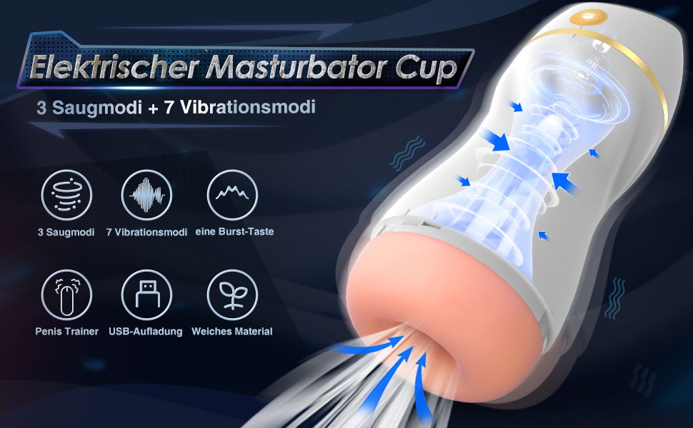masturbator mastubrator cup mann automatischer elektrisch für männer sexspielzeug 