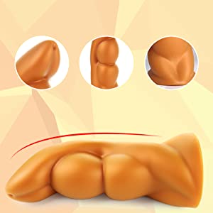 Analplug unebene Oberfläche Dildo breit groß Anal Expansion mit Kugeln Silikon Buttplugs XXL: 9,2 cm x 28 cm 1510g 7 lwqm04md 3288