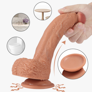 Realistischer Spritz Dildo mit groß Saugnapf, Real Dong Penis Squirting Wassersprühfunktion Ejakulation Simulation 11