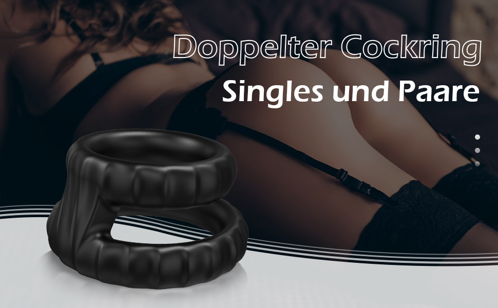Penisring Erektion, Silikon Cockring for Männer, Sexspielzeug Penisringe Dual Cockringe 11 mjhyjb8v 9998