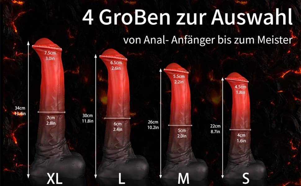 Analplugs in Silikon Analdildos, Butt Plug für Anfänger und Fortgeschrittene in Größer L(Länger-30cm/ 11,8in) 12 ms37hvqc 3302