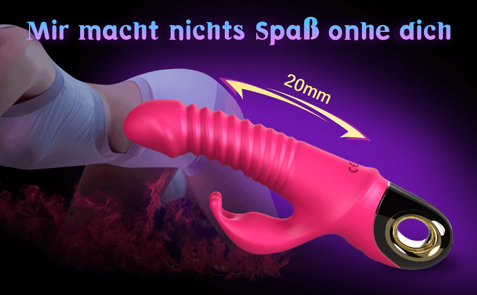 G-punkt Vibratoren für Sie, Teleskopisch Klitoris Vibratoren mit 10 Stoß Vibrationsmodi, Realistischer Dildo rabbit Vibrator, 7 o4u1gz3i 8373