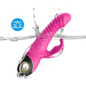 G-punkt Vibratoren für Sie, Teleskopisch Klitoris Vibratoren mit 10 Stoß Vibrationsmodi, Realistischer Dildo rabbit Vibrator, 12 o4u1gz3i 8381