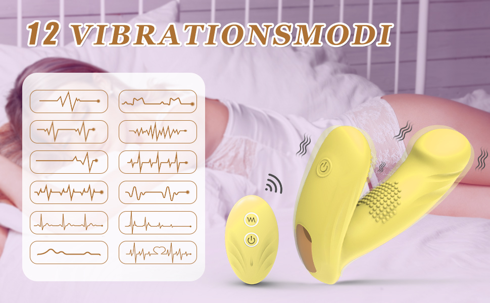 Butterfly Dildo Tragbare Vibrator Vibratoren für Sie G-punkt und Klitoris mit Fernbedienung Analvibrator Vagina Vibro Ei Vibratoren Leise Erotik Sexspielzeug für Frauen Damen Paare 10