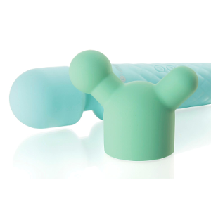 Deluxe Magic Wand Massagegerät „Kraftprotz“(20cm), Silikon Massage-Stab mit Klitoris Massage-Aufsatz 11 pdindz3i 6253