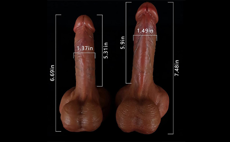 Silikon Realistischer Dildo mit Saugnapf Analplug Vagina G-Punkt Stimulieren XL Analdildo SM Klassische Dildo Homosexuell Buttplug Anal 8