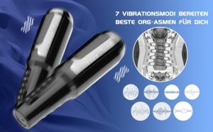 Extra Langer Innerer 7-frequent Vibrierender Selbstreinigender Masturbator 6