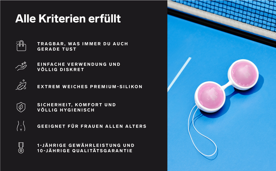 Beads Noir Premium Edition luxuriöser Silikonkugeln, Liebeskugeln Sexspielzeug, für Kegel-Übungen 14