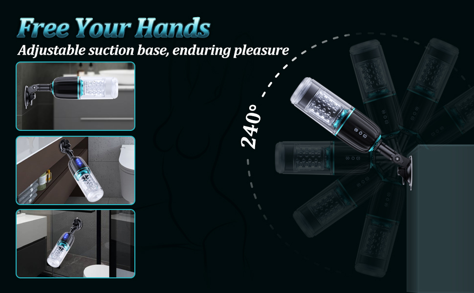 Elektrischer Mastubrator Mann,Sex Spielzeug für Männer 7 Schub und Rotationsfunktionen,50 dB Superleise Freihändige,Handfrei,Auto Masturbiere für Männer,3D Vagina Penis Stimulator Blowjob Spielzeug 12