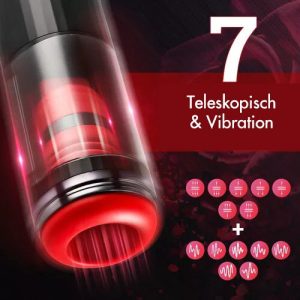 Vollautomatische 7 Teleskop Vibration Intelligenter Männlicher Masturbator Cup 7 v362z50w 14720