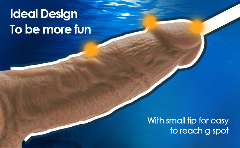 Riesiger Realistischer Dildo, 20,5 CM XXL Silikon Analdildo mit Starkem Saugnapf 9 wmrkcyt9 3459