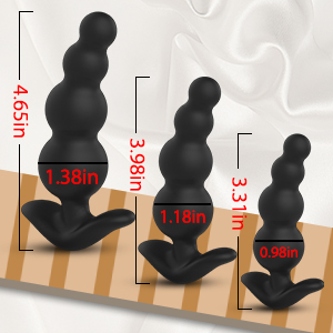 Anal Perlen Set, Klein + Mittel + Groß Verbesserte Silikon Analplugs Prostata Stimulator Buttplugs 7 wrllq7i6 4634