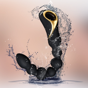 Analkugeln Vibrator Analvibrator Analperlen Prostata Massagegerät 10 Stufen Vibration mit Ring 13 wzre0vad 5013