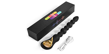 Analkugeln Vibrator Analvibrator Analperlen Prostata Massagegerät 10 Stufen Vibration mit Ring 15 wzre0vad 5017