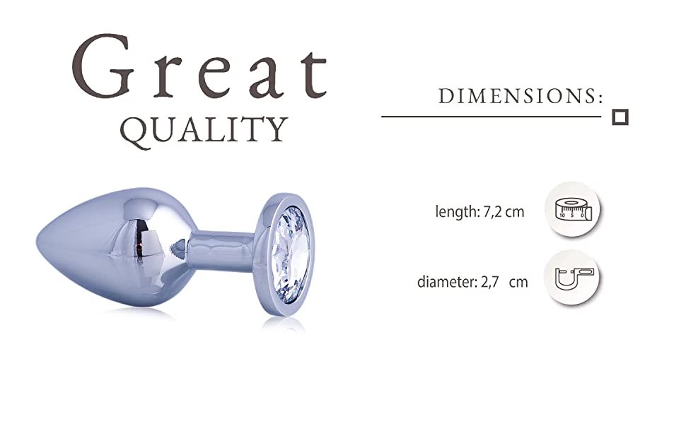 Super Jewel Plug Mit Diamant Butt Orgasme Sexspielzeug Für Männer Und Fraun Pluck Analspielzeug Frauen Metall Edelstahl Analplug 10