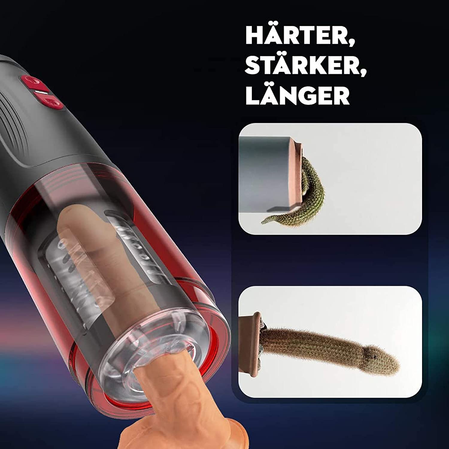 Masturbieren für Männer, Elektrischer Masturbator mit 10 Vibrationsmodi, Teleskopfunktion und Rotierende Massagefunktion Automatischer Masturbator Cup Blowjob Sexspielzeug für Männer Paare 10