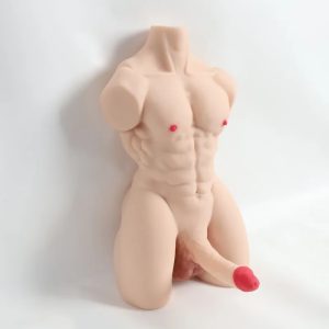 Mason Männliche Sexpuppe mit 8-Zoll Flexiblem Riesendildo 10KG