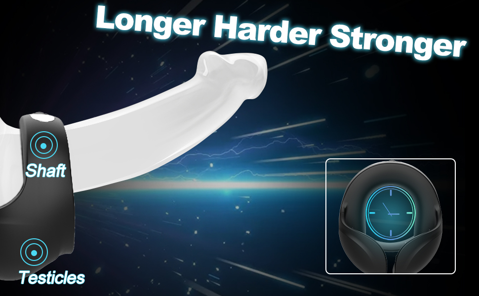 Vibrierende Penisring mit 2 Motor, Dehnbar Silikon Cockring mit 10 Vibrationmodis für Penis/Hoden Stimulation 11