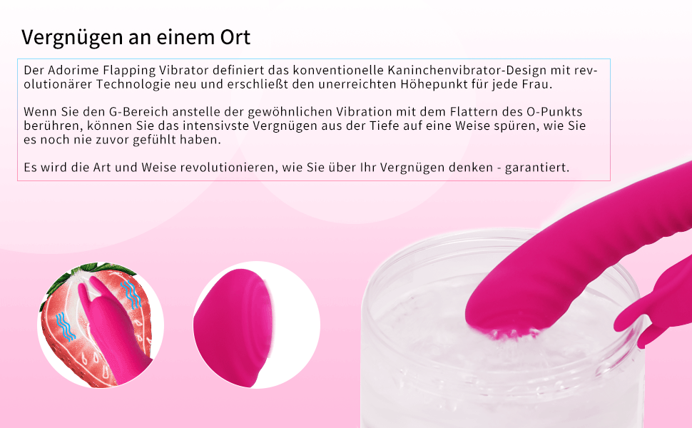 G-punkt Klitoris vibratoren mit Einzigartiges flatternden und vibrierenden 2 in 1 Design 6 jr9mwobe 8408