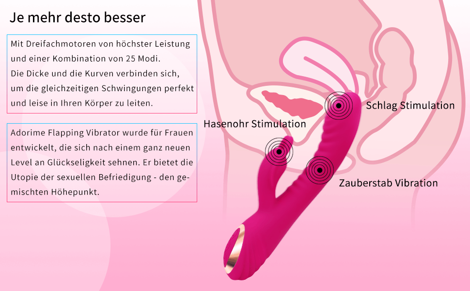 G-punkt Klitoris vibratoren mit Einzigartiges flatternden und vibrierenden 2 in 1 Design 7 jr9mwobe 8412