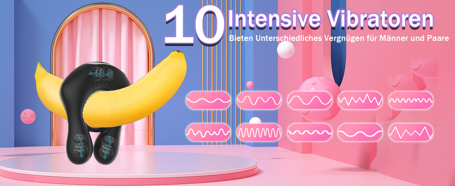 Mit Fernbedienung Penis Ring Vibrator,Mit 10 Modi Cockringe Vibratoren Vibrierender 7 l1tw6795 9980