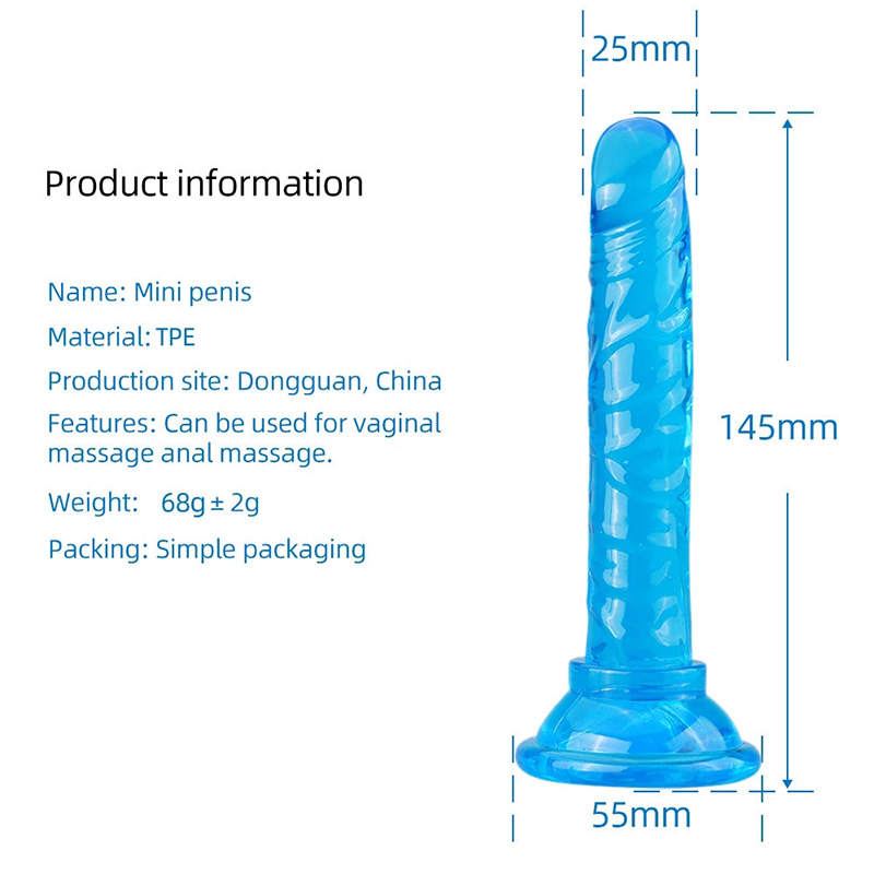 Jelly Analdildo 15cm 8 mfscin4m 1829